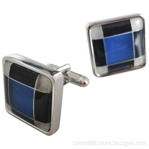 Metal Cufflinks with Rhinestone (CXD-CL004)